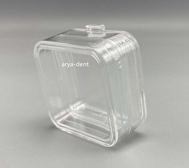 Denture Tooth Hinged Display Box Dental Storage Boxes Membrane Veneer Crown Case