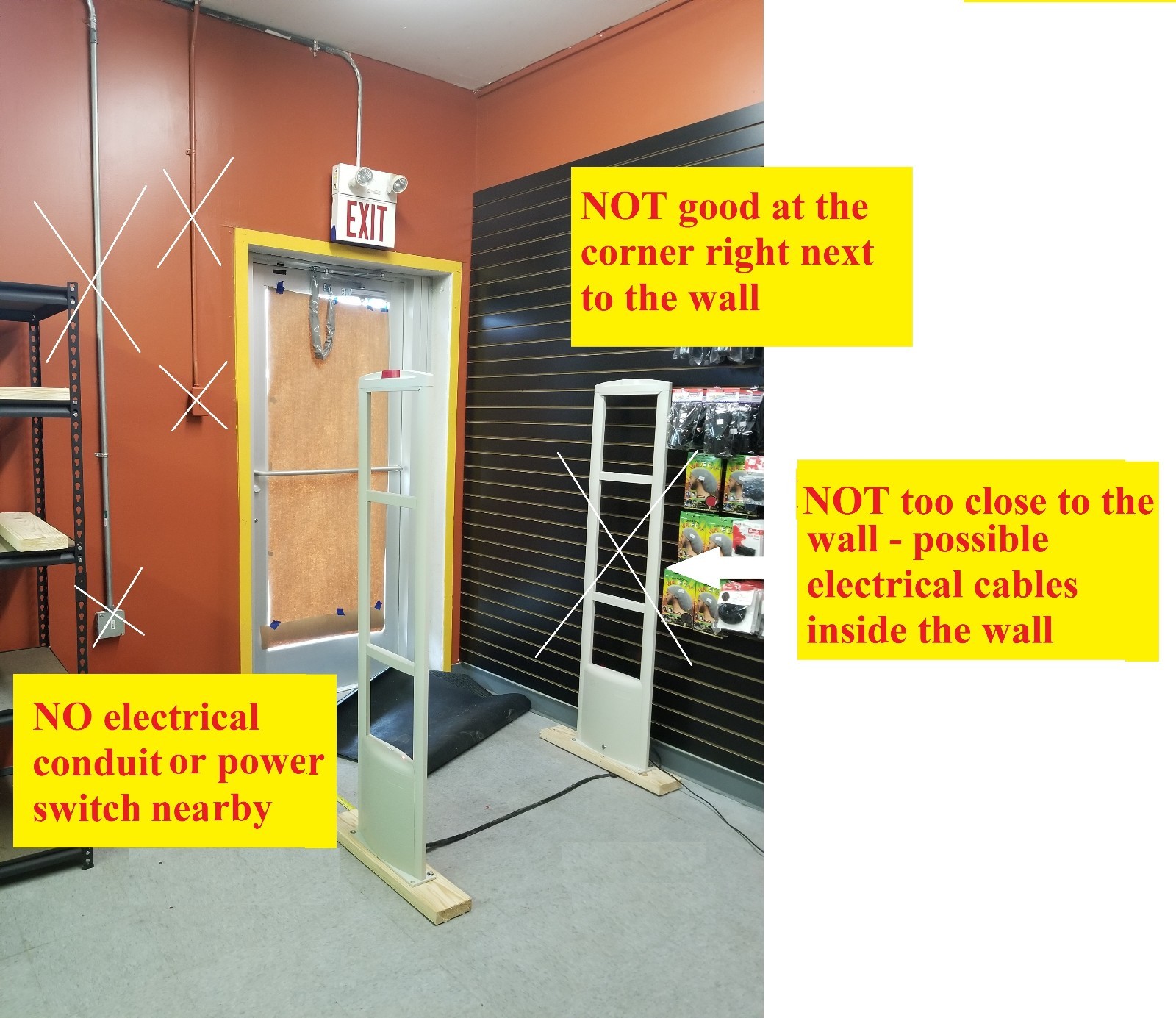 Retail EAS RF Checkpoint Compatible Anti Theft Security Antenna System + BONUS