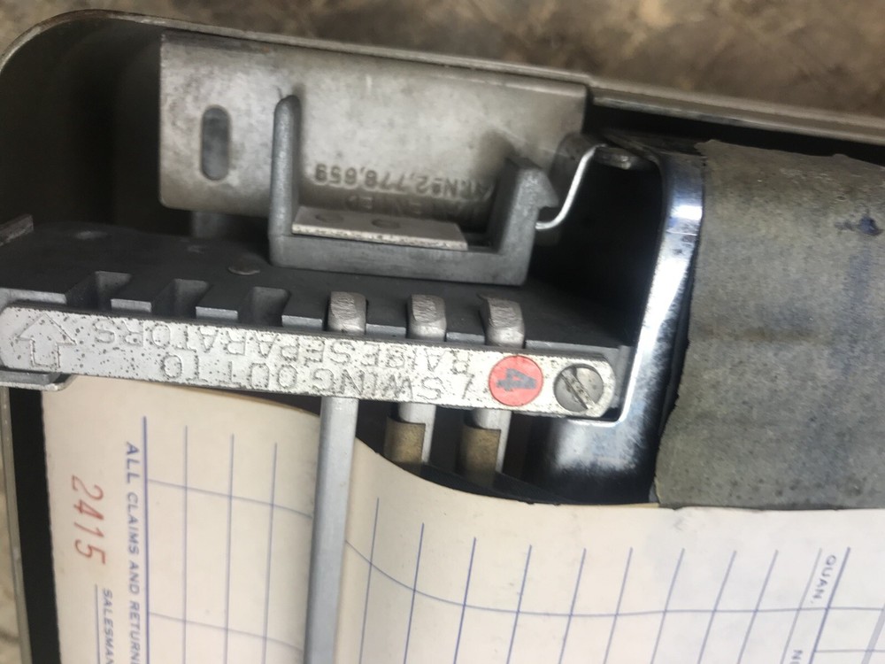 Vintage Phillip Hano Receipt Book Machine