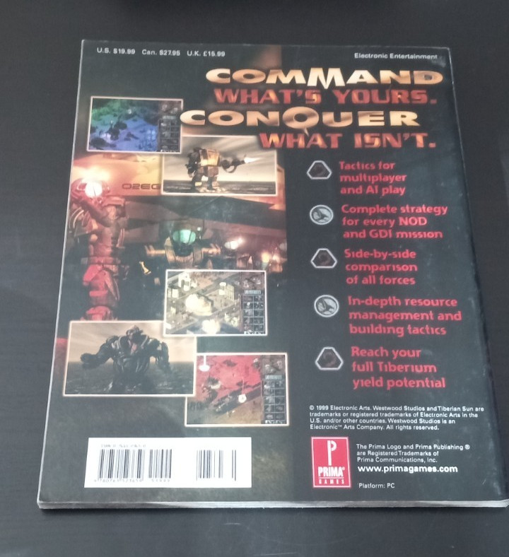 Prima's Official Strategy Guide: Command and Conquer Tiberian Sun - PC 1999
