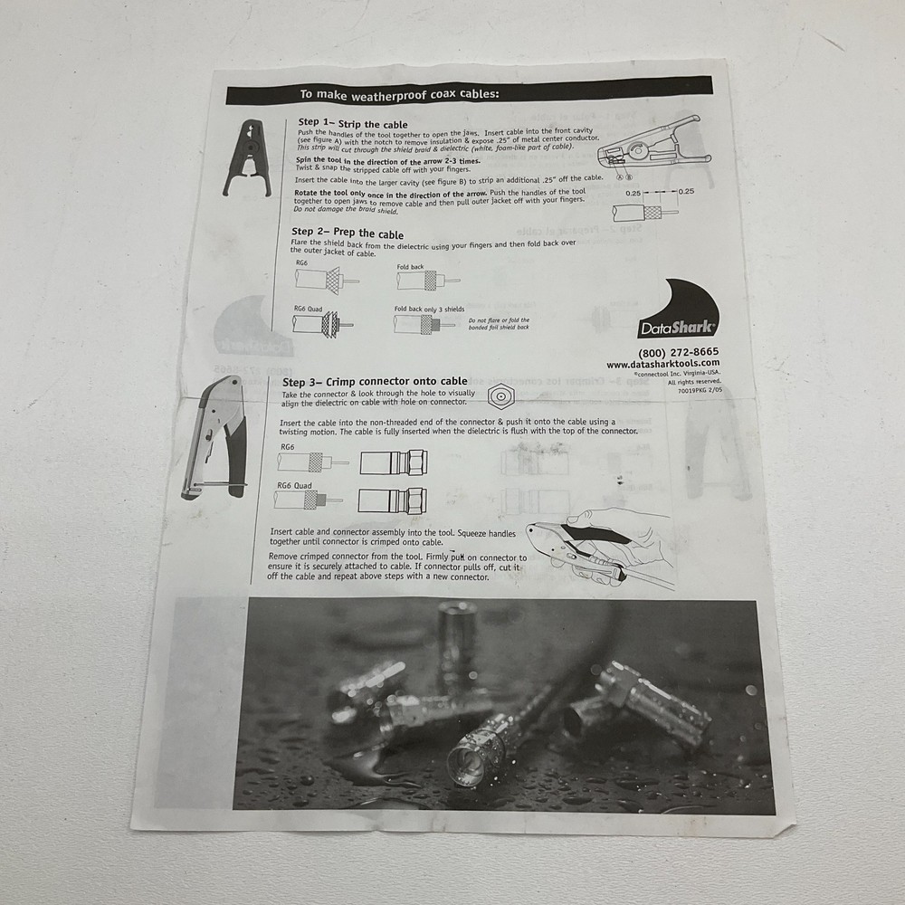Data Shark Digital Cable TV Satellite Tool Kit