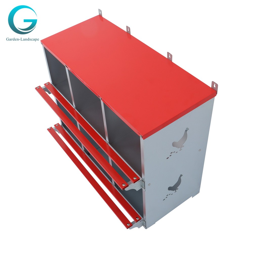 Durable Materials Nesting Box Chicken Laying Boxes 6 Compartment Nesting Boxes