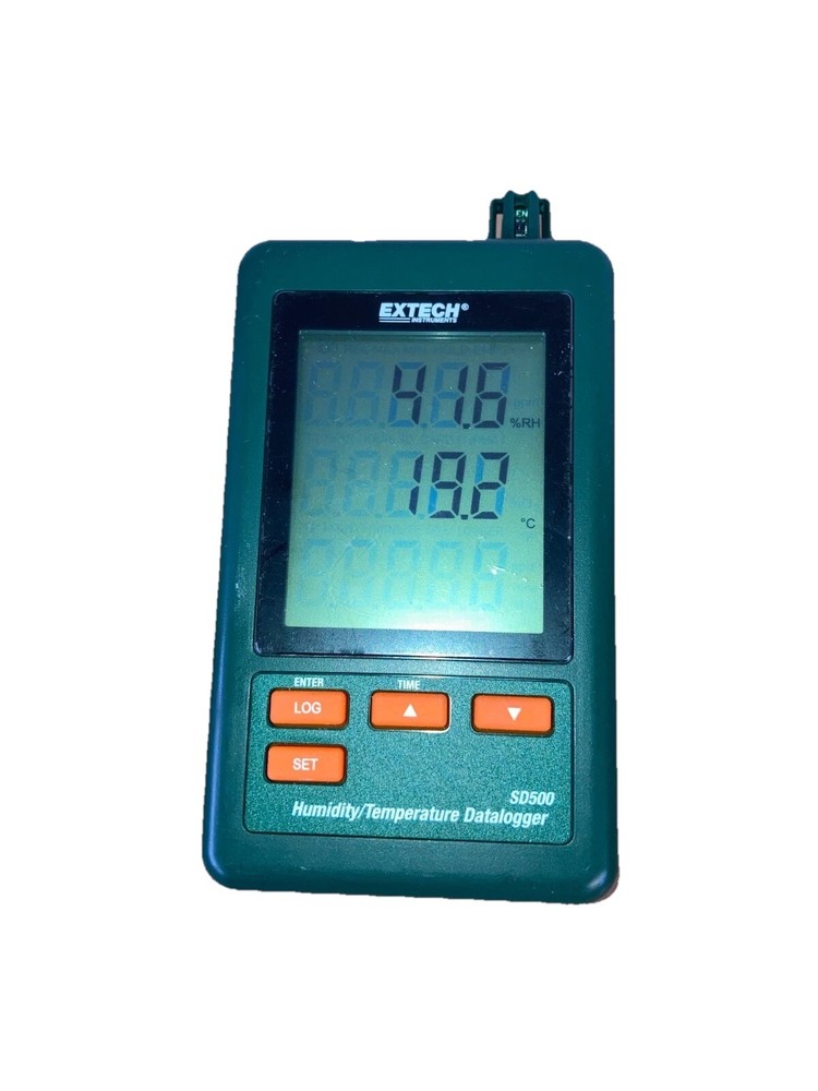 EXTECH SD500 Humidity/Temperature Datalogger 5WYV9 (Missing Battery Cover)