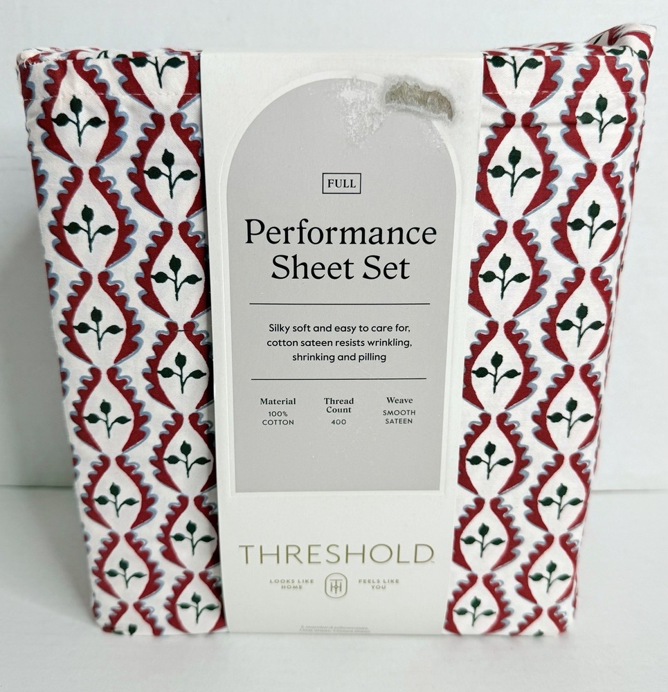 Threshold Performance Full Size Full Woodblack Leaf Sheet Set