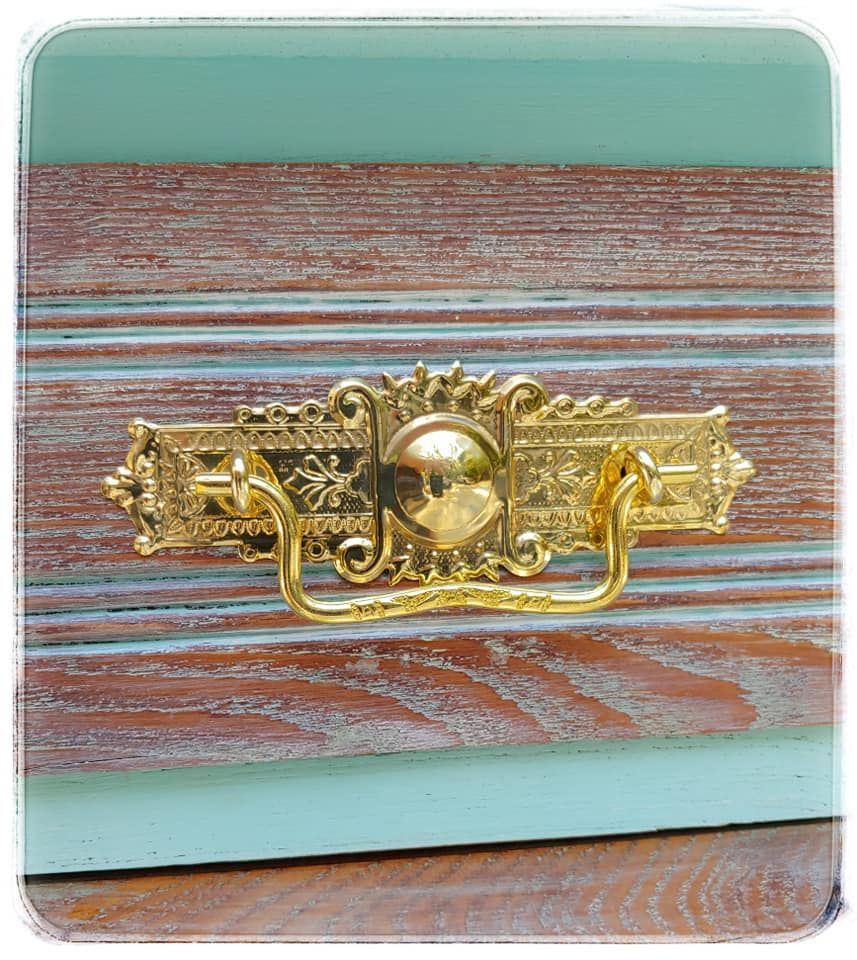 3" Stamped Eastlake Style Bail Pull Solid Brass