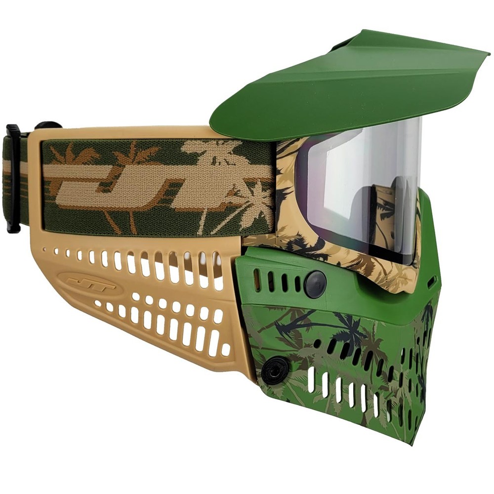JT Palm Tree Proflex Goggle w Clear & Bronze Gradient Lens + Brown Bottom