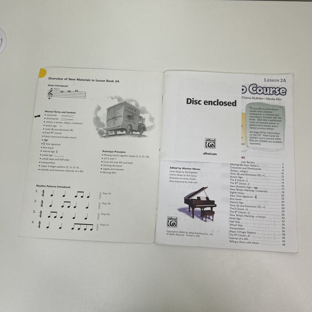 Alfred Premier Piano Course Lesson Book 2A Includes CD