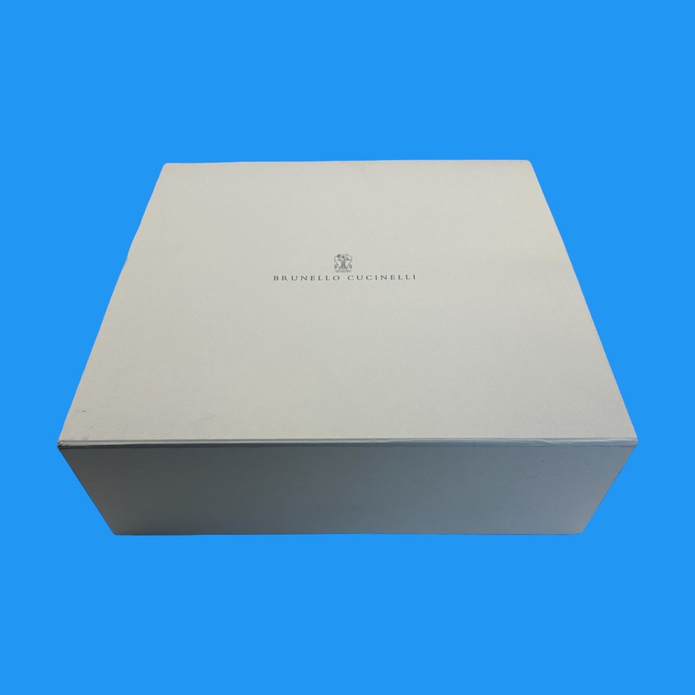 Authentic Brunello Cucinelli Empty Magnetic Gift Storage Box 14.75”x15”x5” READ*