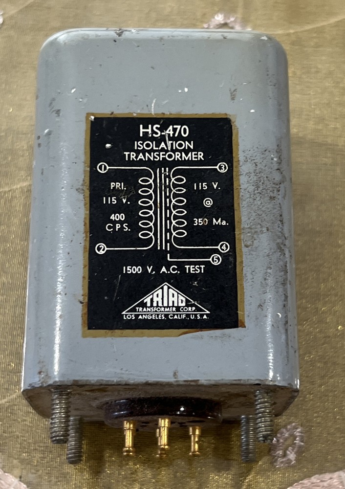 TRIAD HS-470 ISOLATION TRANSFORMER