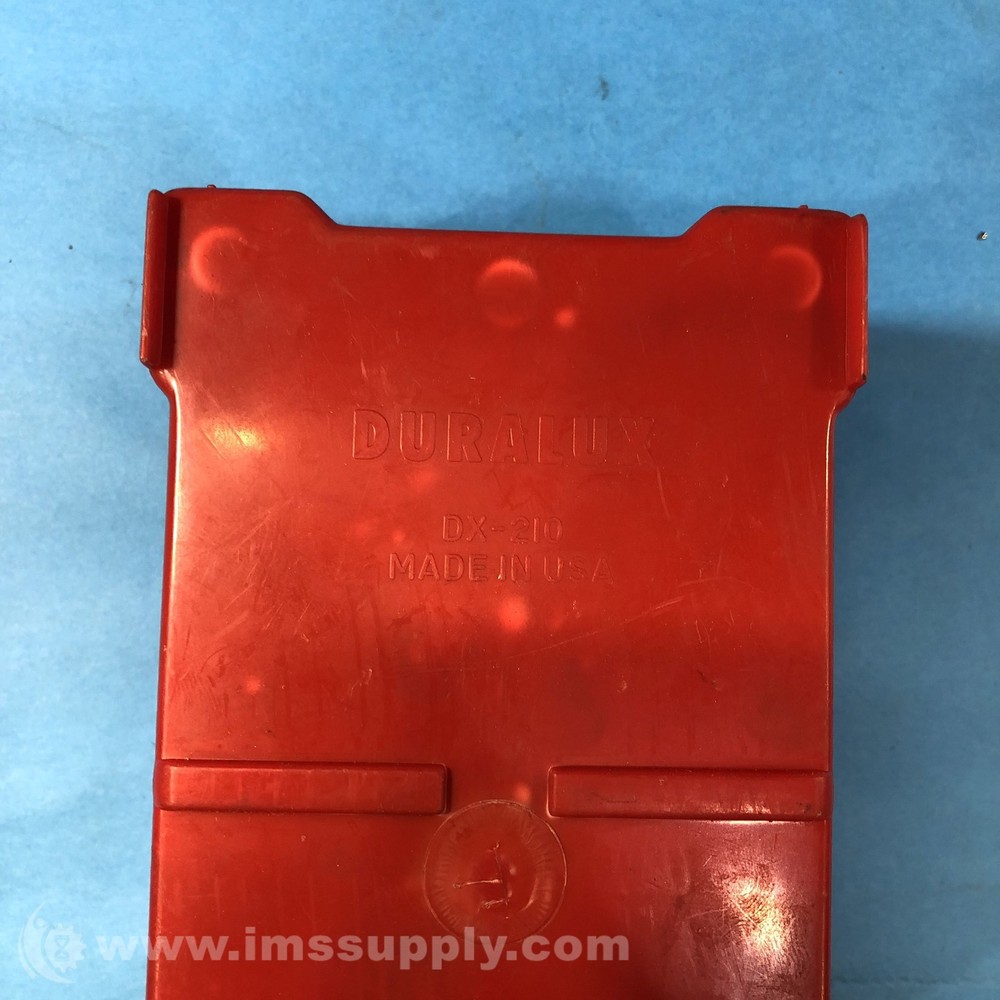 Gould DX-210 Red Plastic Stackable Bin USIP