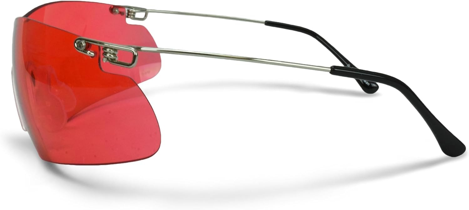 Radians Clay Pro Shooting Glasses One Size, Silver / Vermilion