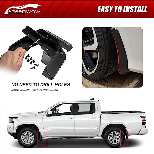 2005-2022 Frontier Mud Flaps Splash Guards Tire Protector Frontier 2005-2015