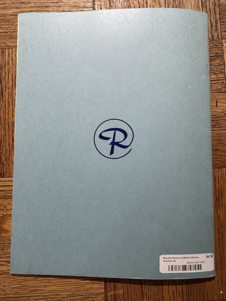 Rubank Advanced Method - Drums - Great Condition