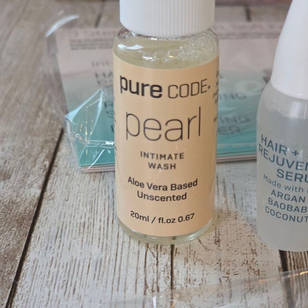 Pure Code Skincare Cleanser & Exfoliant samples NWOT