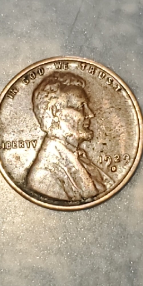 1929 D Wheat Penny Error RPM