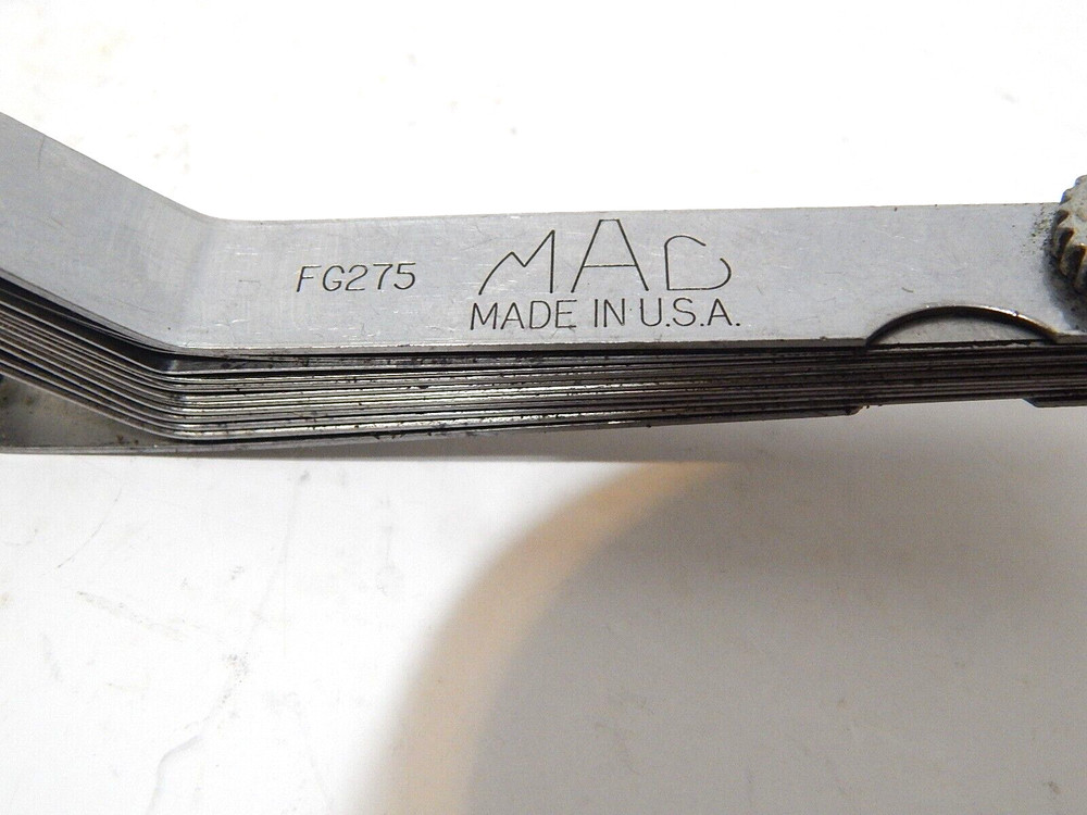 MAC TOOLS FG275 OFFSET FEELERS GAGE
