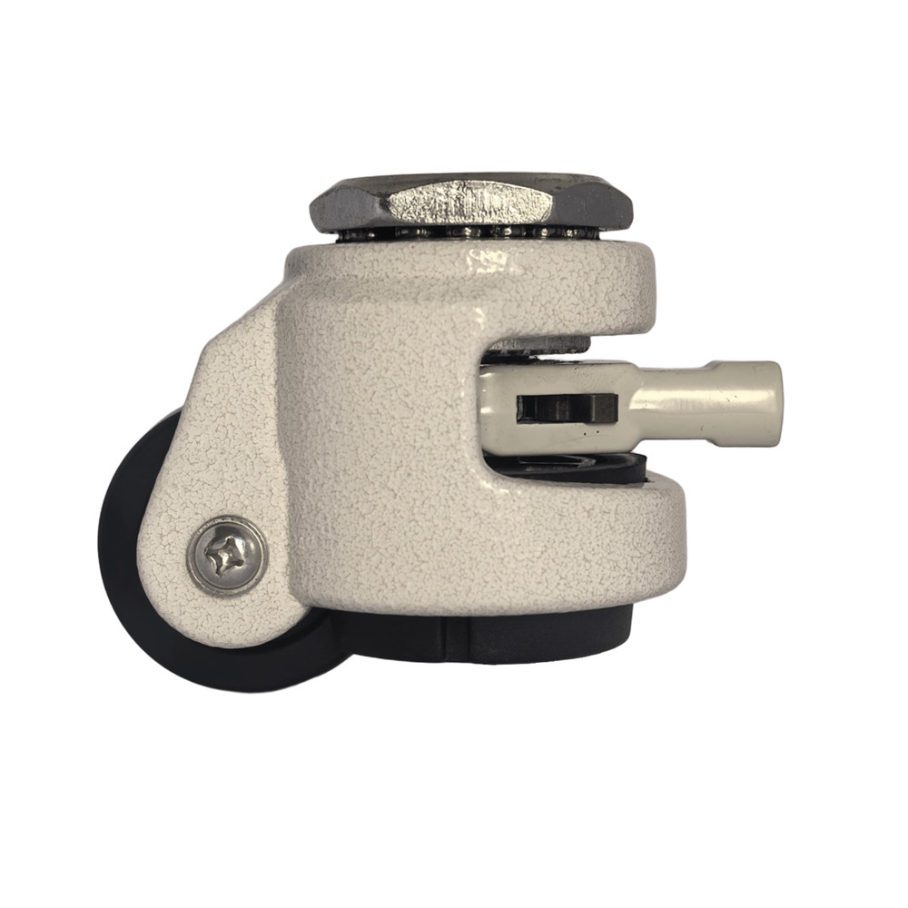 4 pcs Stem Leveling Caster 2200Lbs Nylon Stem Mounted Caster, Height Adjustable