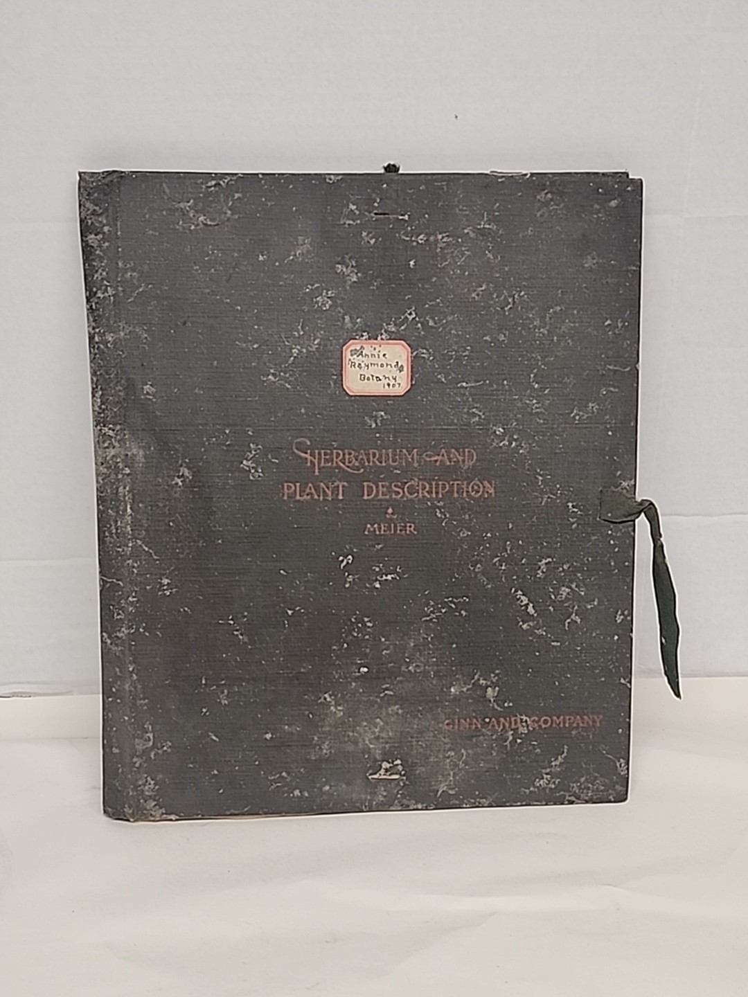 Antique HERBARIUM AND PLANT DESCRIPTIONS Meier Ginn And Company Complete 1907