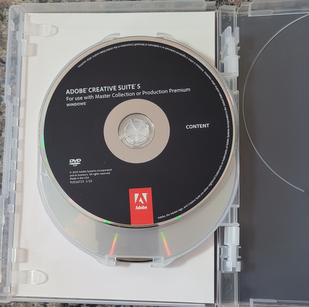 Adobe Creative Suite 5 Master Collection 4-Disc Windows