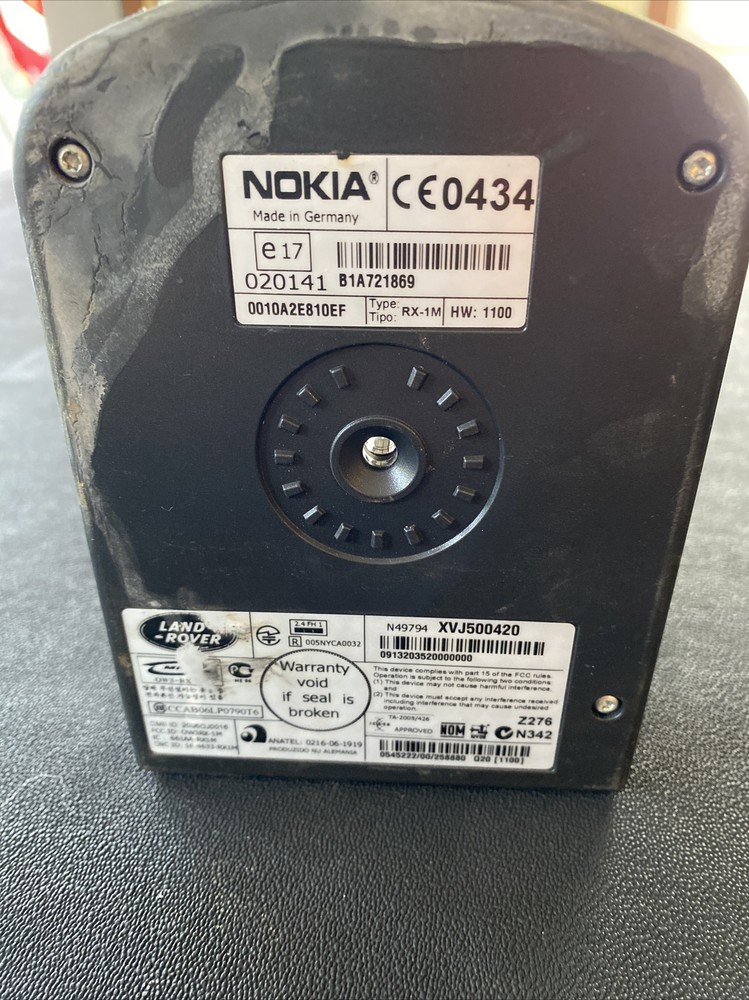 05-09 Land Range Rover L322 Nokia Bluetooth Voice Control Module Unit XVJ500420