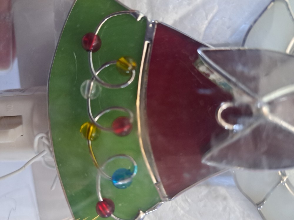 Stained Glass Angel Nightlight Plug In Wall