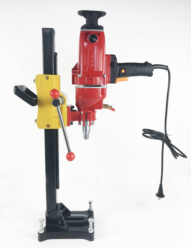 220V Engineering Diamond Concrete Core Drill Machine With Stand 0-2000r/min