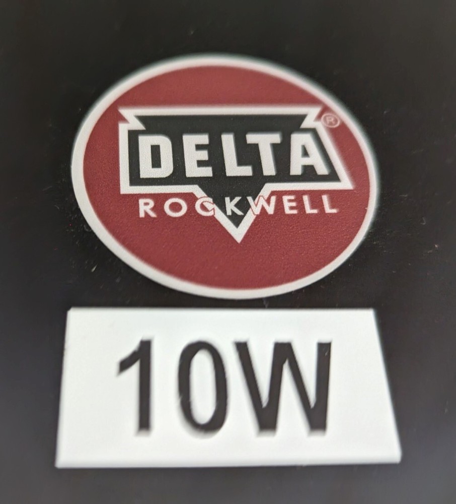 DECALS FOR VINTAGE DELTA WOODWORKING MACHINERY "QUANTITY 5"