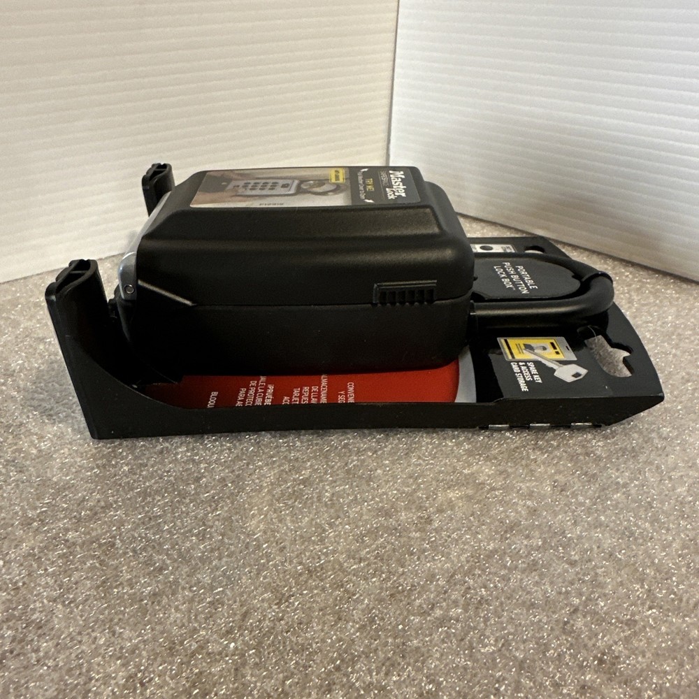 Master Lock 5422D Lock Box Combination Push Button Portable Key Safe Free ship