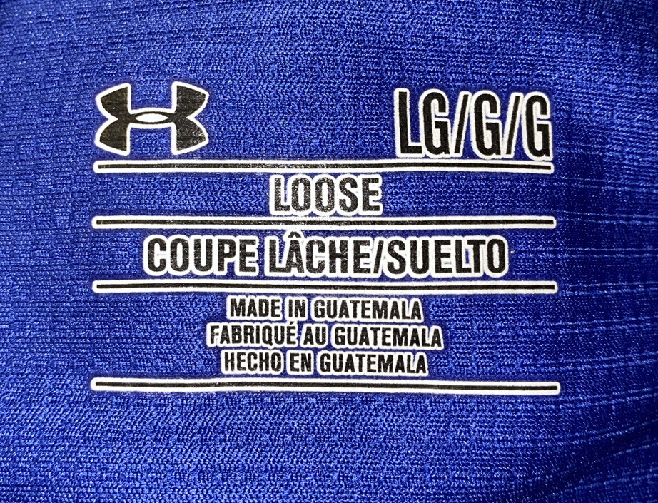 Under Armour Mens Blue Lightweight 1/2 Zip Pullover Jacket Size L