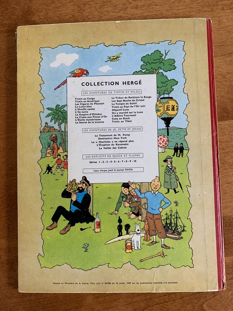 bd tintin ancienne