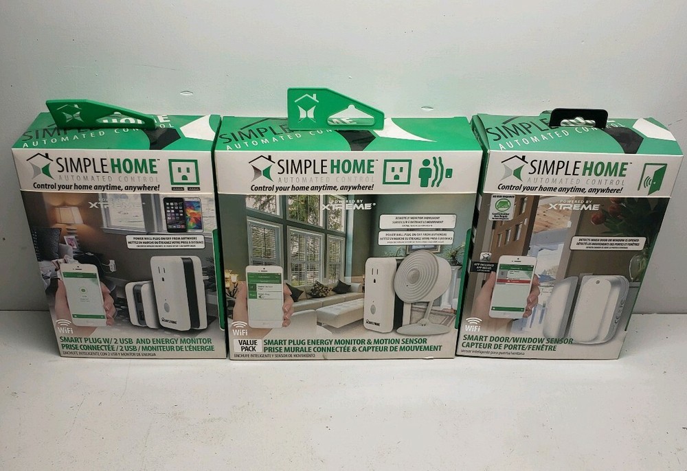 Simple Home Xtreme WiFi Motion Sensor Smart Door Window Sensor & Home Security