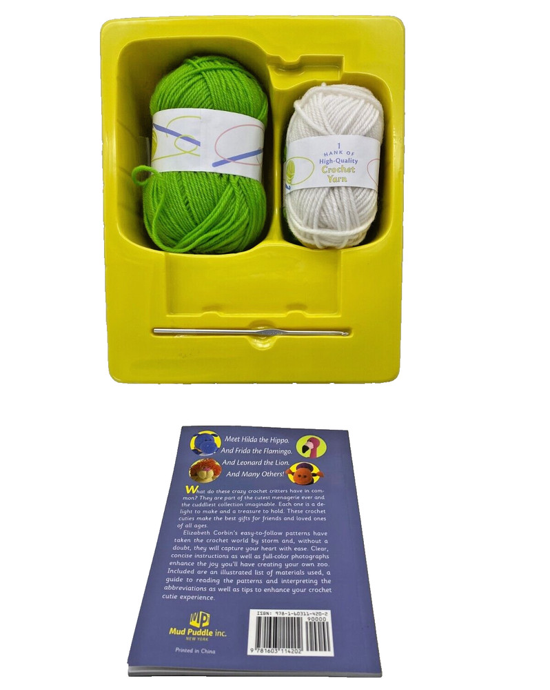 New Crochet Cuties Book and Kit- Complete Instructions for 10 Projects-A68