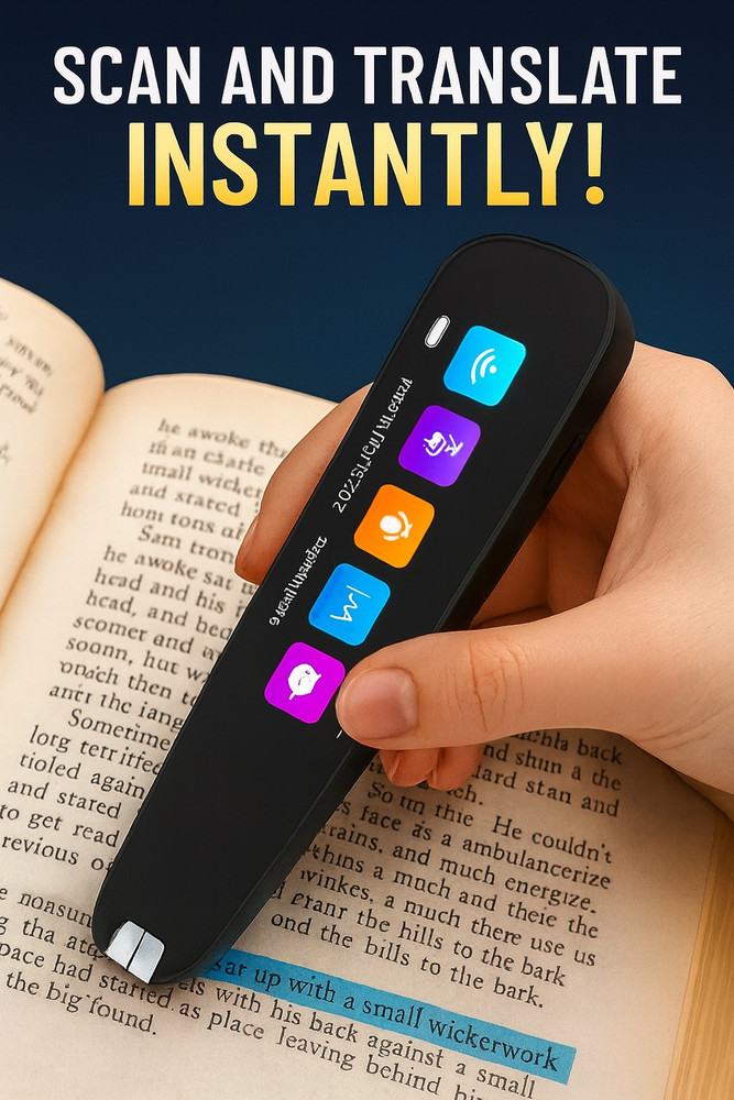 Scan Reader Pen for Portable Two-Way Instant Translator Pen