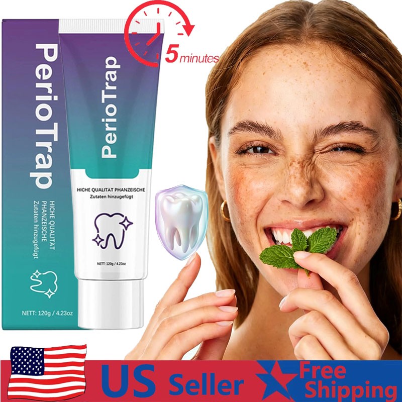 1-5PCS PerioTrap Mint Flavor Gum Toothpaste Cleaning Toothpaste Sensitive Teeth