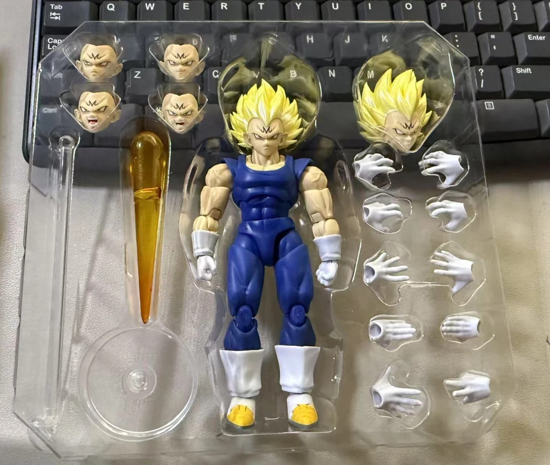 Black Hole & TK Toys Majin Vegeta Blue SOLEMN VALOR (Version A) Action Figure