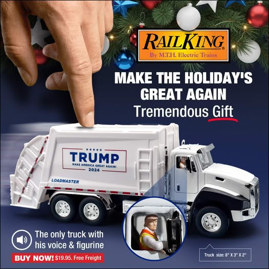 President Donald Trump Garbage Truck MAGA