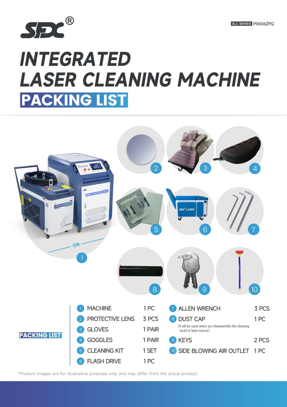 US SFX 2KW Used Fiber Laser Cleaning Machine Metal Rust Paint Removal 90% New