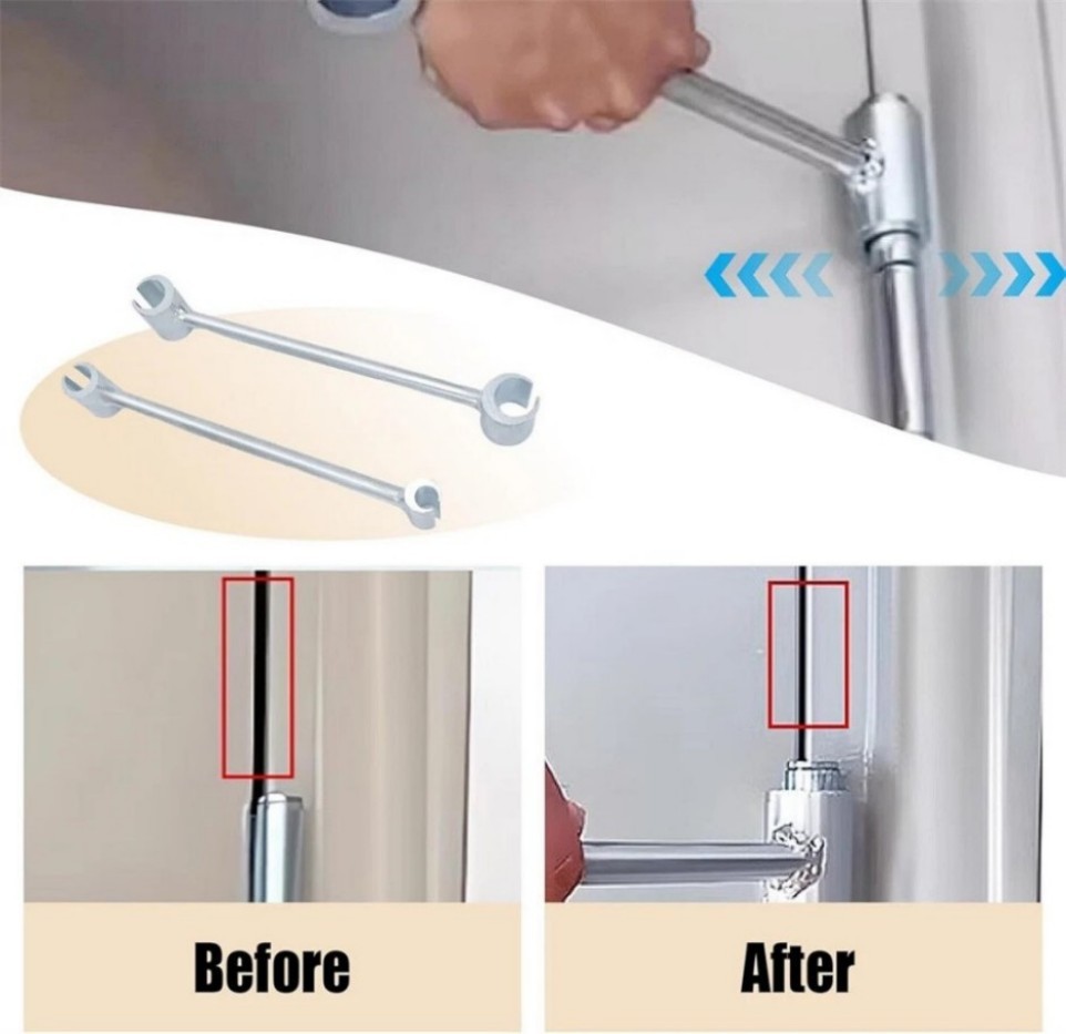 Hinges Gap Adjusting Wrench-Door Hinge Repair Spanner-Adjustable Wrench Tool&&+