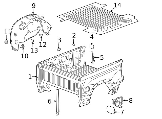 Genuine GM Air Deflector 85638764