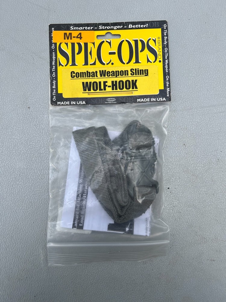 Spec Ops M4 Combat Weapon Sling Wolf-Hook Army Green