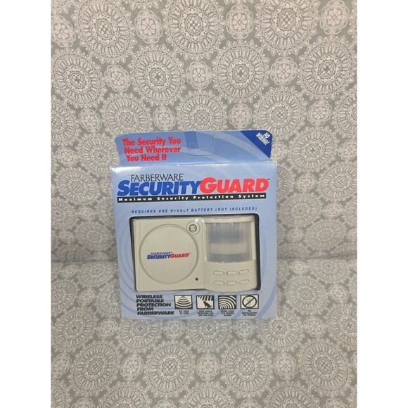 Farberware Security Guard Wireless Portable Home Security System Alarm