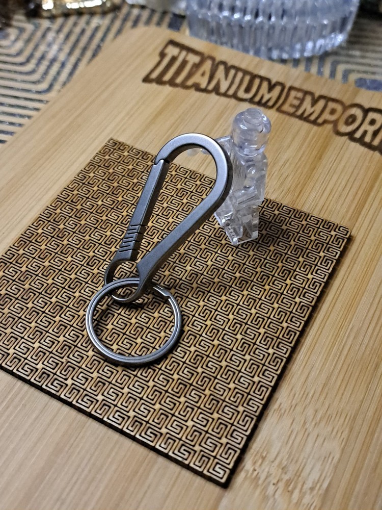 EDC Titanium Carabiner Keychain