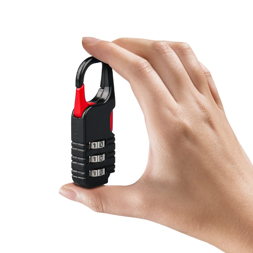 Mini Padlock, 3 Pcs Small Locks Set with 3 Digits Combination for Kids Diary ...