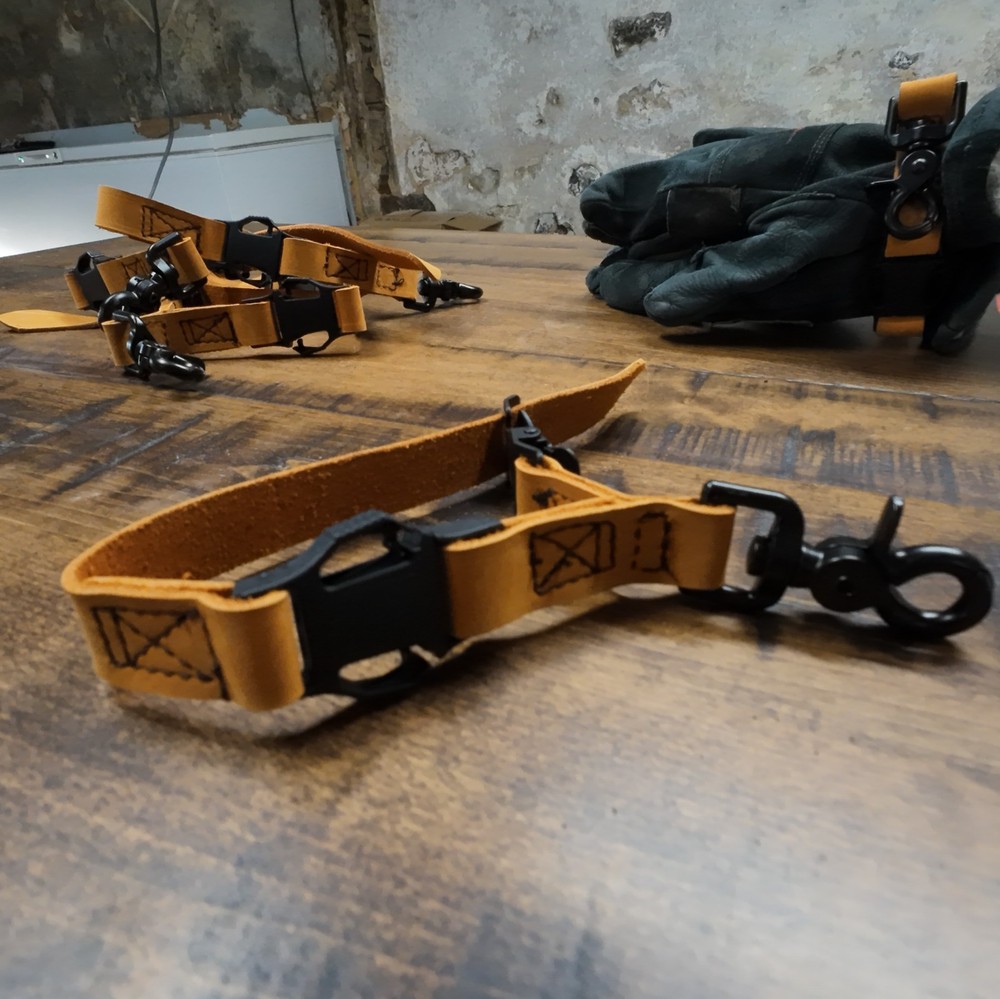 Handcrafted Leather Glove Keeper Holder