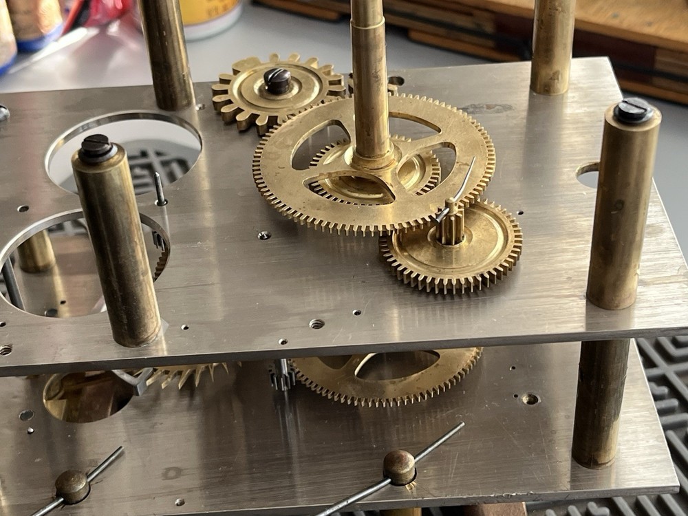 E Howard Number 1 Movement with cast iron Bracket