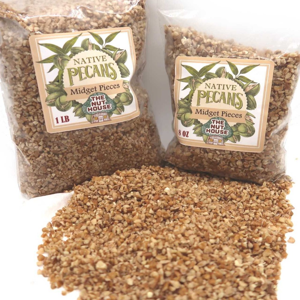 Midget Pecan Pieces 8 oz