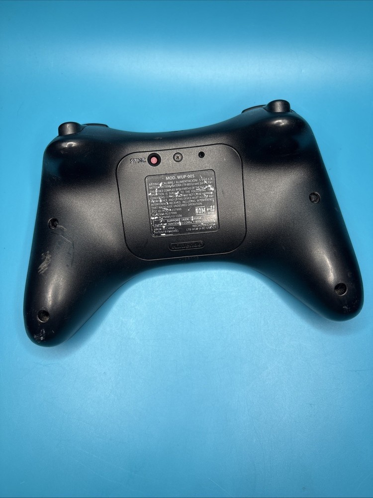 Official OEM Nintendo Wii U Pro Wireless Remote Controller Black WUP-005