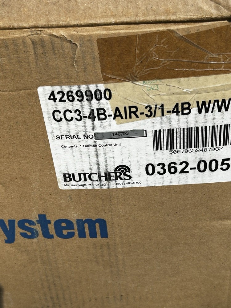 Butcher Command Center Soap Dispensing 4 Button Dilution Control System 4269900