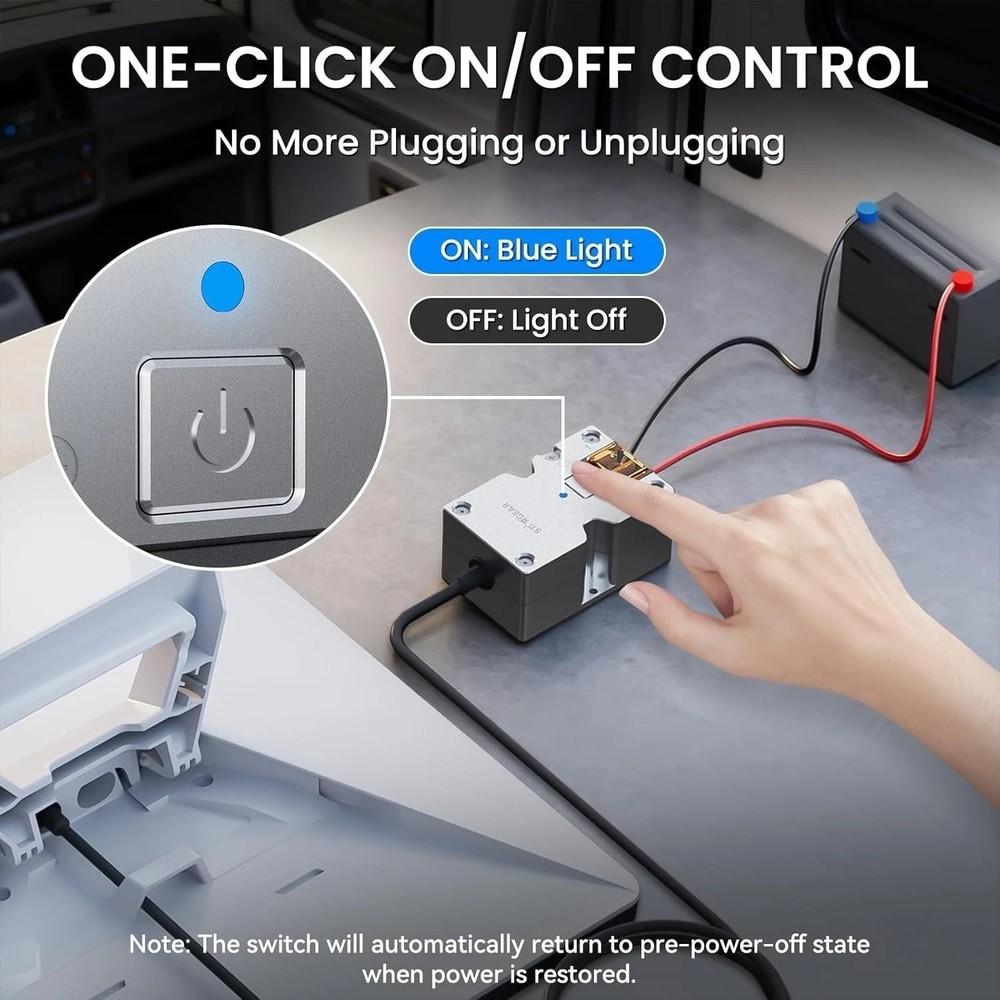 Starlink Mini 12V Boost Adapter with Safety Features