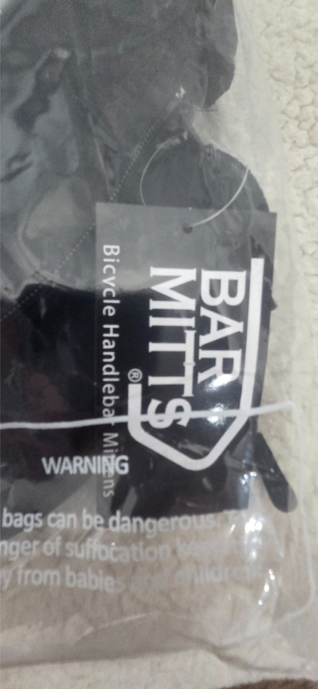 C205BLK BAR MITTS Extreme XL